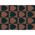 thumbnail image 1 of Ahgly Company Indoor Rectangle Patterned Blood Night Red Area Rugs, 7' x 10', 1 of 6