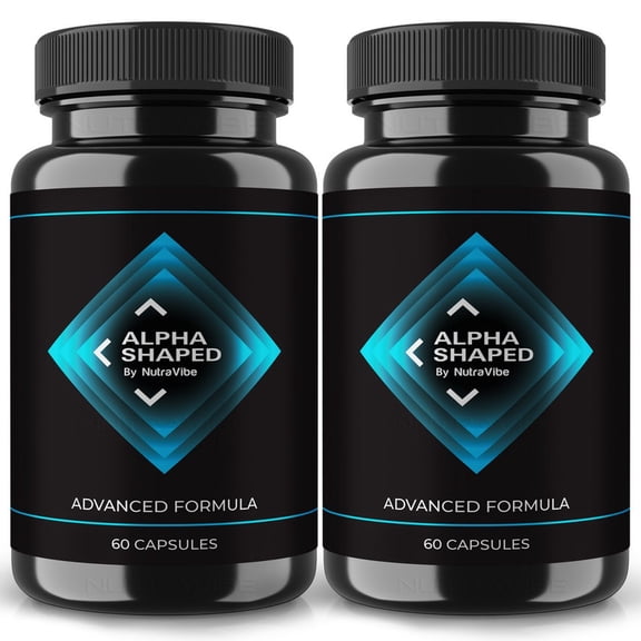 (2 Pack) Alpha Shaped Pills Daily Formula with a Natural Blend to Help Maintain Focus, Memory & Concentration | Clean, Gentle, Easy-to-Swallow Capsules for Everyday Sharpness (120 Capsules)