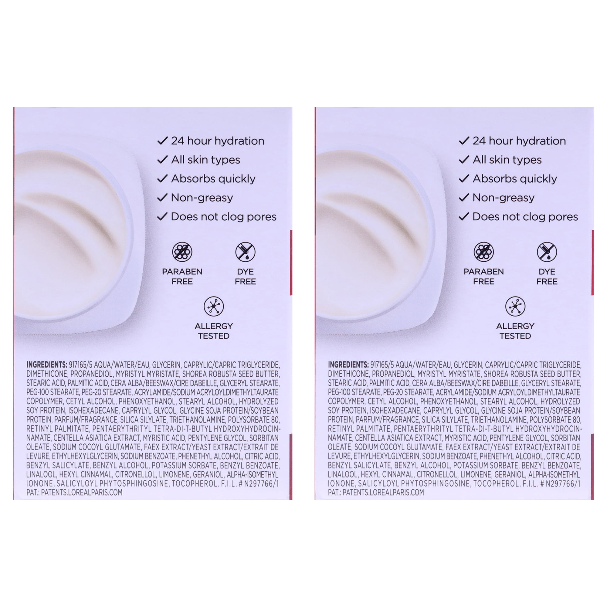 Revitalift Anti Wrinkle and Firming Day Cream by L'Oréal Paris for Unisex - 1.7 oz Moisturizer - Pack of 2
