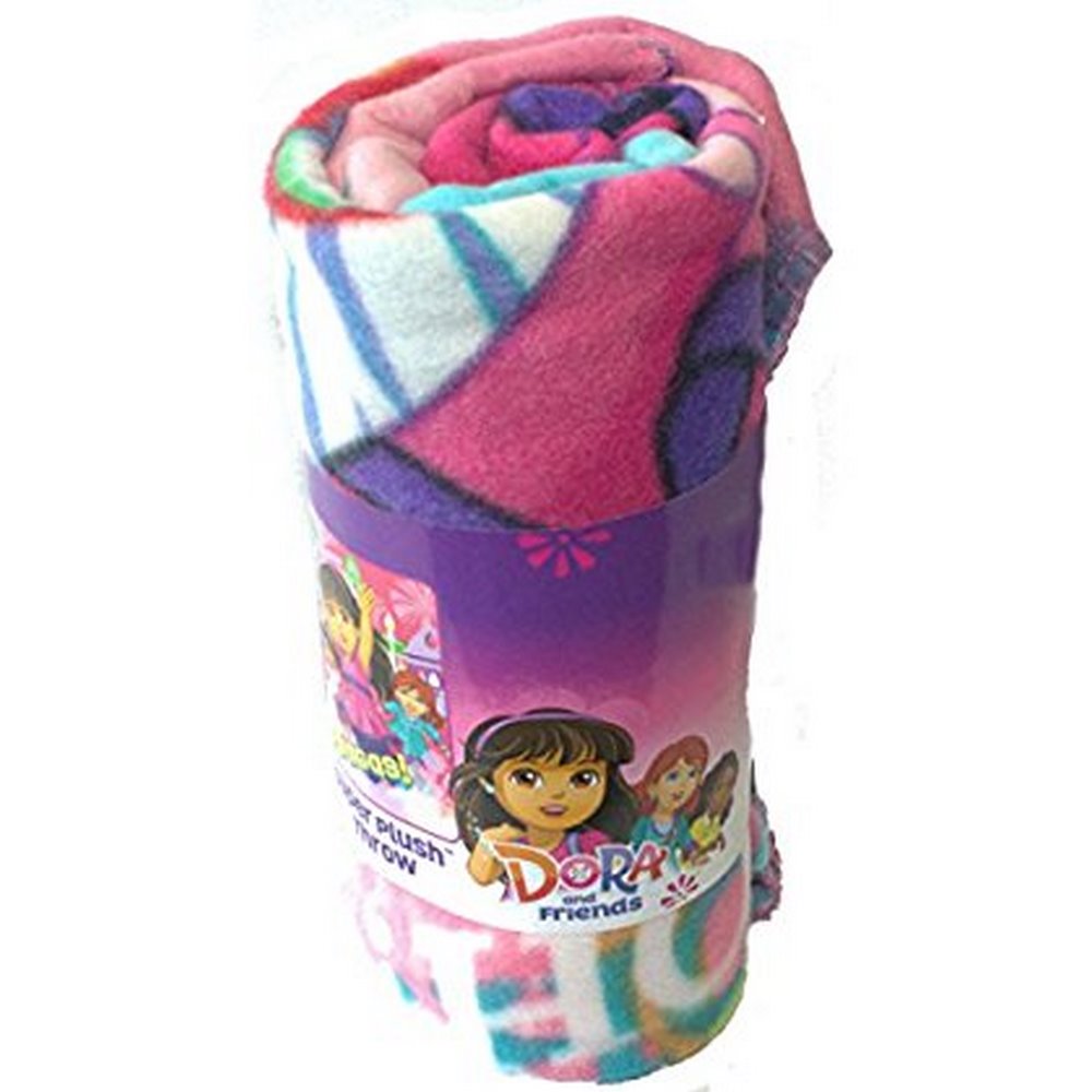 Dora and Friends 46"x60" Fleece Throw Blanket