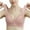 Pink, variant on JGTDBPO Front Closure Bras For Women No Underwire Plus Size Lace Patchwork Full Coverage Bras Front Snap Bras Post Surgery Front Closure Brassiere Sports Bra Wireless Minimizer Bra