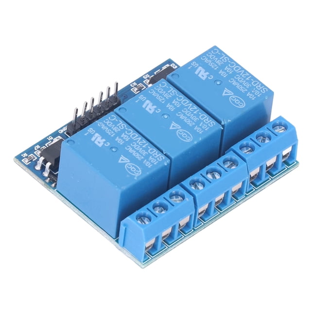 High Voltage Relay Board, Relay Module Electronic Components Stable for Industry 12V 3.3V-12V Trigger,5V 3.3V Compatible 3V-7V Trigger