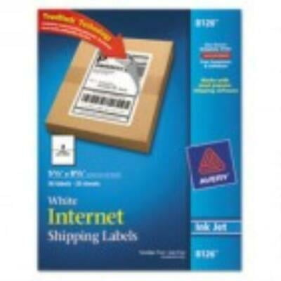 Avery Shipping Labels w/Ultrahold & TrueBlock, Inkjet, 5 1/2 x 8 1/2, White, 50/Pack - Walmart ...