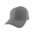 thumbnail image 1 of Blank Fitted Curved Cap Hat, Gray 6 3/4, 1 of 2