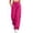 *Hot Pink, variant on ClodeEU Women's High Waist Drawstring Cargo Pants,Casual Summer Straight Leg Hiking Athletic Pants with Pockets Beige,Women's Plus L