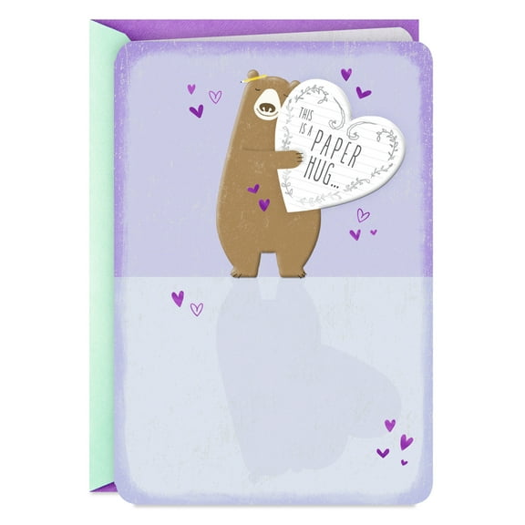 Hallmark Just Because Encouragement Card (Bear Hug)