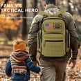 thumbnail image 5 of MIRACOL Baby Diaper Bag with Changing Pad - Large Military Daddy Gear Backpack for Hiking Travel Camping -Army Style for Men Active Dad Tan, 5 of 8