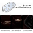 thumbnail image 4 of Interior de luces LED para automóvil con 6 LED brillantes Luz de lectura nocturna Lámpara de ambiente para automóvil recargable por USB Luz de atracción para automóvil LED táctil para verificar_ kaili Sencillez, 4 of 5