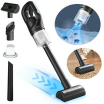 PEPWELL Handheld Vacuum Cordless, 10-20KPA Vacuum Cleaner and Air Duster, 120W High Power Wet and Dry Handheld Car Vacuum Cleaner with Multi-Nozzles for Car, Home, Office, Pet