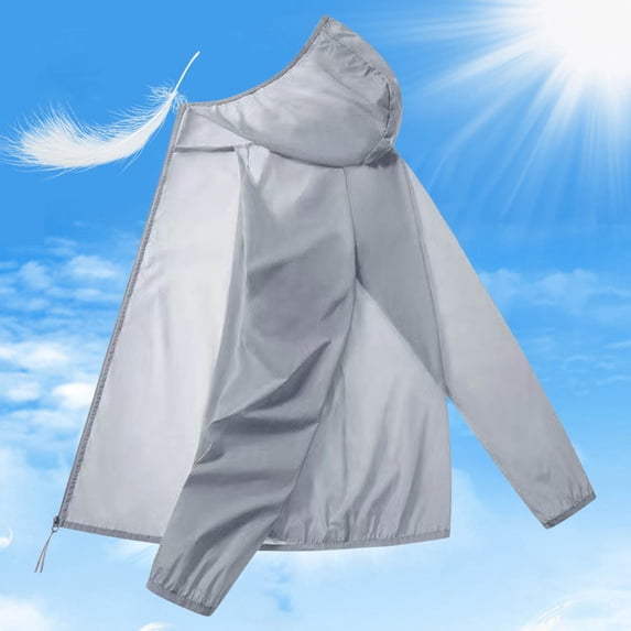 Mens Hiking Shirt Upf 50+ Sun Protection Long Sleeve Quick-Dry Uv Shirts for Athletic Running Gym Workout