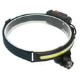 thumbnail image 2 of Linterna frontal COB para exteriores, recargable, tipo C, LED, para pesca, ciclismo, running, W678, 2 focos fijos., 2 of 14