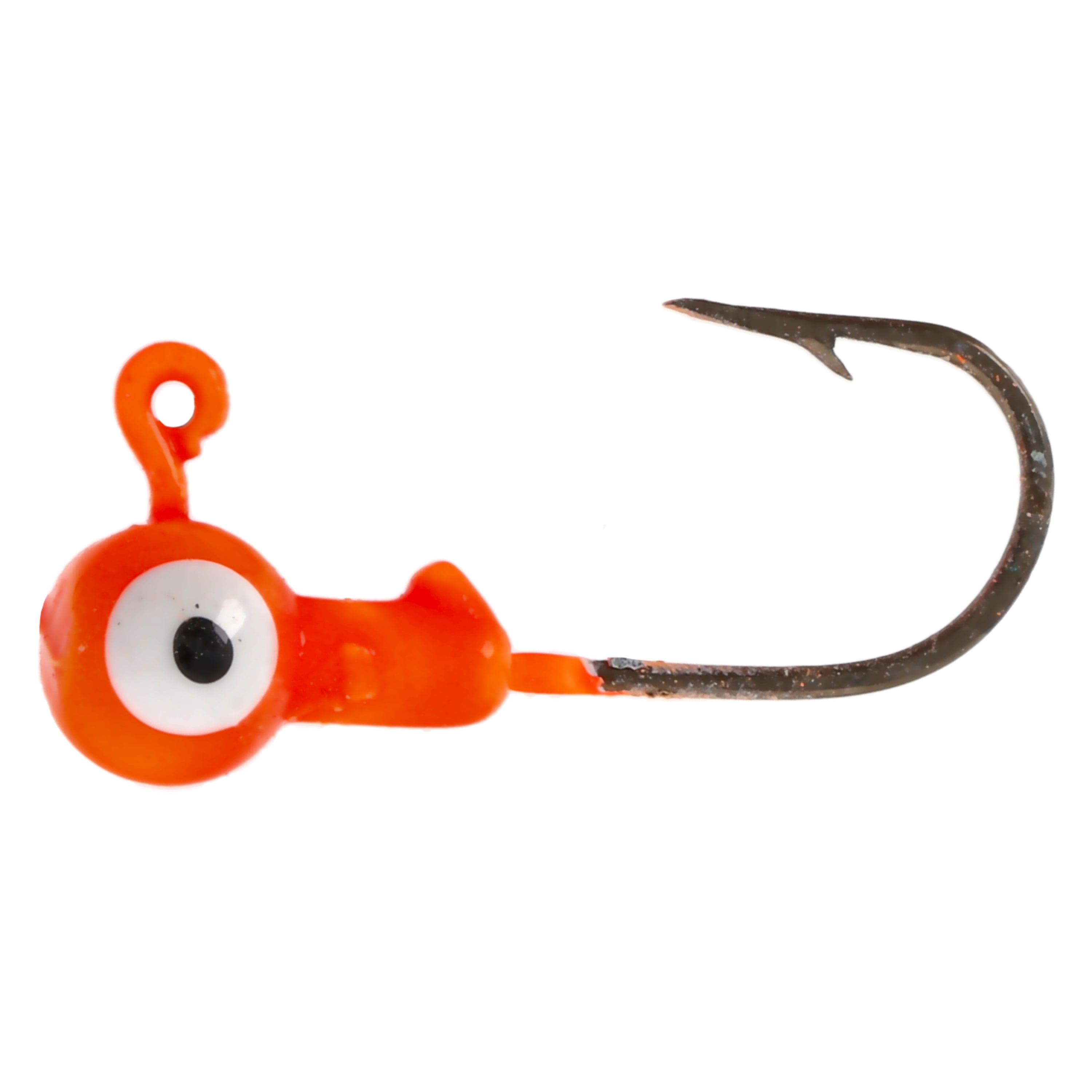 Eagle Claw Tin Ball Head Jig - Double Eye - 6 Pack - 1/32 oz - Orange