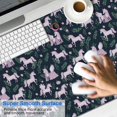 thumbnail image 2 of Long Mouse Pads for Desk,Dark Blue Cartoon Unicorn Leaf Pattern Desk Mats on Top Of Desks, Desk Mouse Pad Extra Large with 3mm Non-Slip Base and Stitched Edge for Gaming,Office,Work,Home 47.3"x23.6", 2 of 6