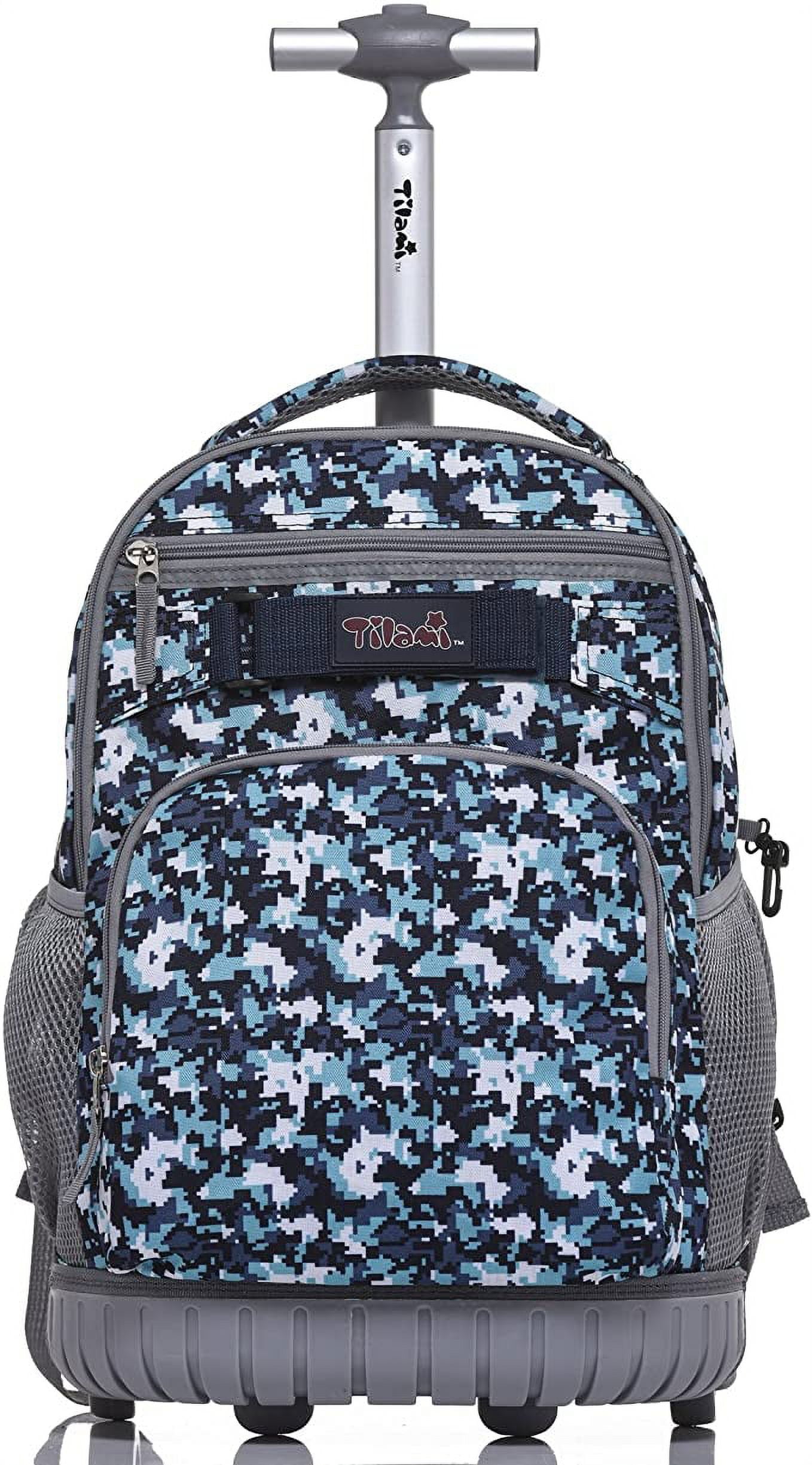 Tilami Rolling Backpack 18 inch Boys and Girls Laptop Backpack