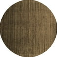 thumbnail image 1 of Ahgly Company Indoor Round Abstract Brown Contemporary Area Rugs, 5' Round, 1 of 4