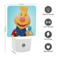 thumbnail image 2 of Dibujos Animados de Tobee Luz nocturna LED con sensor de anochecer a amanecer para dormitorio, baño, pasillo, escaleras - Lámpara LED nocturna de enchufe, 0.5W - 1 pieza, 2 of 6