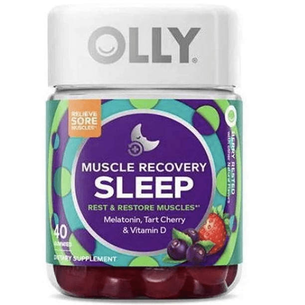 OLLY Muscle Recovery Sleep Supplement Gummy 3mg Melatonin 40ct olly-muscle-recovery-sleep-supplement-gummy-3mg-melatonin-40ct