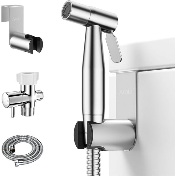 YUNMEIYI Hot and Cold Handheld Bidet Sprayer for Toilet, Warm Water Bidet with Adjustable Pressure, Non-Electric Temperature Control for Feminine Wash