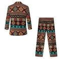 thumbnail image 5 of Xoenoiee Aztec American Tribal Print Boys 2 Piece Suit Funny Party Outfit with Matching Blazer Jacket Pants for Toddler Boy, 7-8 Years, 5 of 7