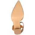 thumbnail image 6 of Journee Womens Tyyra Buckle High Block Heel Pointed Toe Pumps, Widths Available, 6 of 9
