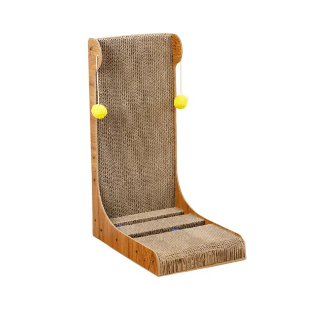 Rascador para gatos, juguete interactivo de cartón, postes rascadores duraderos, muebles Estilo C