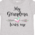 thumbnail image 4 of Inktastic My Grandma Loves Me Heart Grandchild Boys or Girls Toddler T-Shirt, 4 of 5
