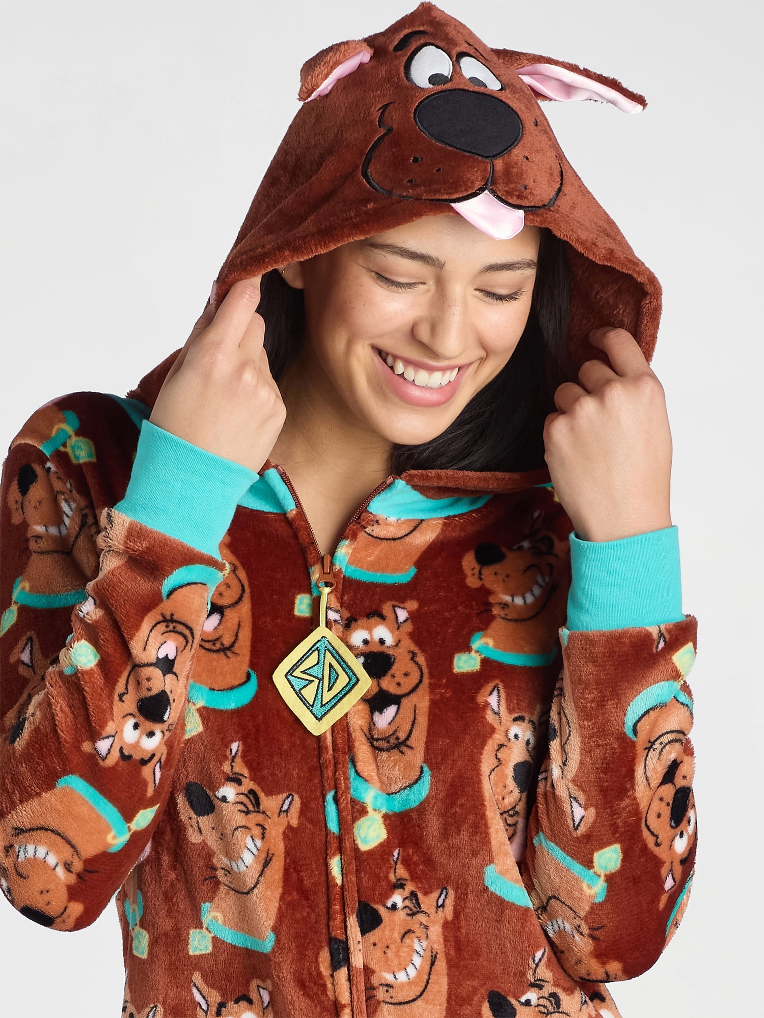 Onesie Adult Scooby Doo Onesie Pajamas Scooby-Doo Women's Union