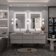 thumbnail image 5 of GODCHAR 24"x36" LED Bathroom Mirror, 24V Pro Backlit & Frontlit Vanity Mirror, UL Certified Anti-Fog Dimmable, 5 of 14