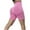 Hot Pink-04, variant on Women High Wasit Booty Shorts Workout Tights Ruched Butt Lift Yoga Legging Pants Hot Pink S