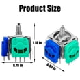 thumbnail image 4 of Hall Effect Joystick 2 Pack Hall Electromagnetic Joystick Replacement Drift Repair Accessories for X, 4 of 5