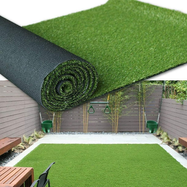 Artificial Grass Turf Roll Indoor Thick Green Outdoor Landscape Golf Decor Top