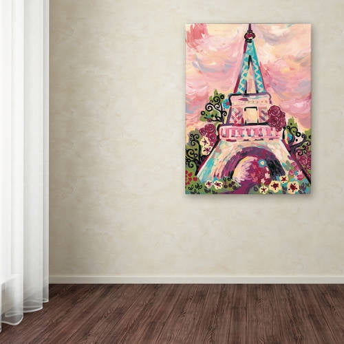 Trademark Fine Art "Lumiere De La Ville" Canvas Art by Natasha Wescoat