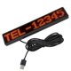 thumbnail image 4 of Panel de matriz LED de 12 x 72 puntos con control por aplicación Bluetooth, programable, con desplazamiento, para tiendas, bares, hoteles, 4 of 12