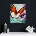 thumbnail image 4 of ZFLMY Butterfly Ready to Hang Canvas Wall Art Home Decor for Living Room Bathroom Bedroom Office Gift 16x20in, 4 of 5