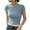 Blue, variant on Everyday Essential Tee, Women's Loose Fit Round Neck Top for Versatile Wear