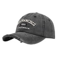 thumbnail image 5 of WMNTST Unisex Baseball Caps Distressed Washed Curved Brim Cap With Letter Embroidery Adjustable Dad Hat, 5 of 9