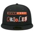 thumbnail image 2 of Men's New Era Black Baltimore Orioles Ransom 59FIFTY Fitted Hat, 2 of 5