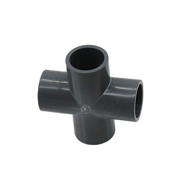 Grey PVC Pipe Connector Inner Diameter 20mm Pipe Connector Garden Water Pipe Joint Adapter Elbow Straight Cross Tee Couplings ,Leak-Proof
