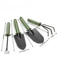 thumbnail image 2 of Garden Tool Set, 4 PCS Gardening Tool Set with Non-Slip PP , Rake Shovel  Outdoor Hand Tools Set,  Comb Tool  Gifts for Grandpar (Hand rake), 2 of 6