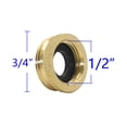 thumbnail image 1 of 1/2" 3/4" 1" Thread Brass Quick Connector Garden Watering Adapter Drip Irrigation Copper Hose Quick Connector Fittings 1 Pcs ,Leak-Proof, 1 of 7