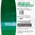 thumbnail image 4 of Cinta Plastica Rompevientos Verde 63 mm 20m2, 4 of 7