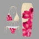 thumbnail image 1 of Trajes de baño para mujer, conjunto de traje de baño estampado de dos piezas a la moda para mujer, trajes de baño para mujer, trajes de baño para mujer, trajes de baño de moda de playa para mujer, 1 of 5