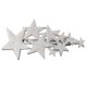 thumbnail image 1 of Pinzas para el cabello con forma de estrella, elegantes y a la moda, horquillas para el cabello, accesorios para el cabello Plata, 1 of 8