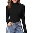 thumbnail image 1 of Xishao Women's Round Neck Short Sleeve T Shirts Basic Bodysuits Xishao ropa, 1 of 2