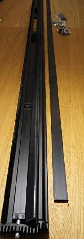 T - Astragal for Sealing Double Door (Black , 96")