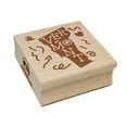 thumbnail image 1 of Vermont State with Text Swirls Square Rubber Stamp Stamping Scrapbooking Crafting - Small 1.25in, 1 of 7