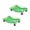 One Pair Green 2500lbs, variant on Kojooin Two-Piece Car Pallet Truck Set, Maximum Load Capacity 5000 Lbs, Anti-Slip Design, with 3.5-Inch Swivel Steel Wheels, Dimensions 24x15 Inches, Heavy-Duty Wheeled Pallet Truck