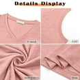 thumbnail image 4 of MOSHU 3 Pack Tank Tops for Women V Neck Sleeveless Women Shirts Flowy Loose Fit Tops Summer Outfits, 4 of 8