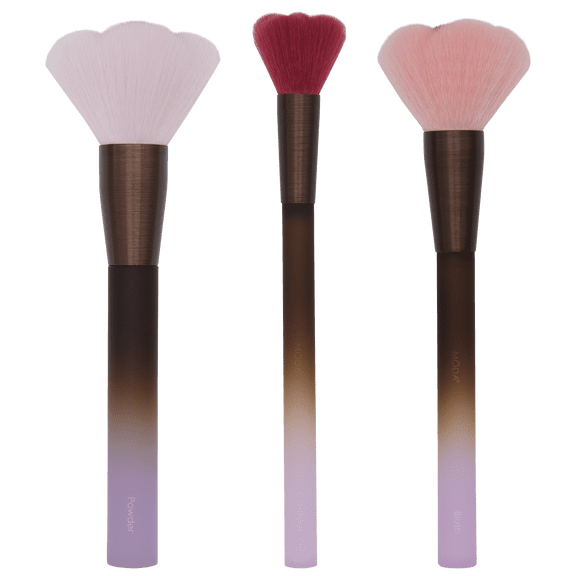 Moda Brush Cherry Blossom 3pc Makeup Brush Kit