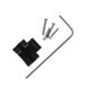thumbnail image 3 of 2 piezas de soporte de enlace superior de armadura de eje trasero de metal para Axial SCX24 C10 JLU 1/24 RC Crawler Car Upgrade Par Black, 3 of 5